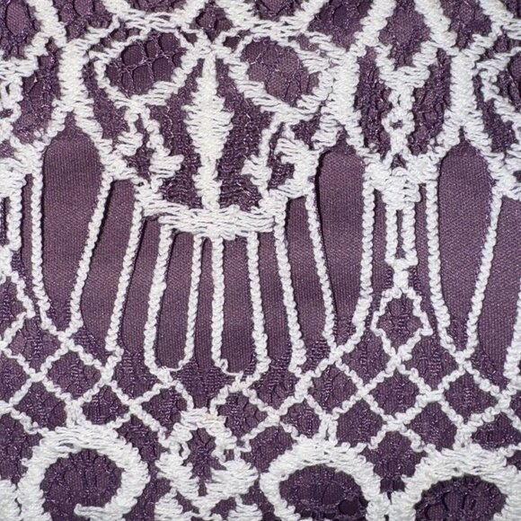 Altar’d State Purple Crochet Dress - Picture 5 of 12
